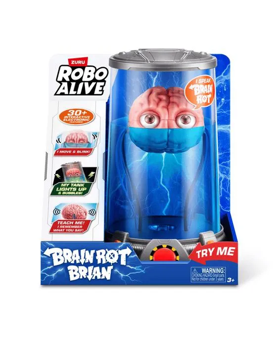 Robo Alive Cerveau Rot Brian par ZURU
