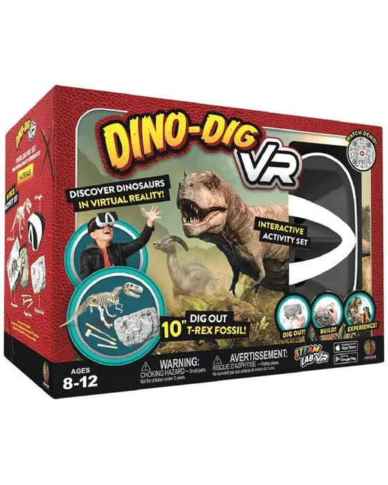 Jeu de réalité virtuelle Dino-Dig