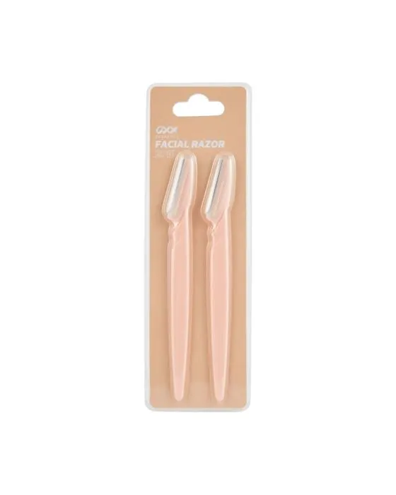 OXX Cosmétiques 2 Pack Razors Facial - Pêche