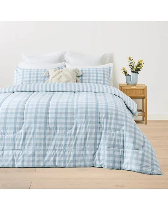 Ensemble de confort réversible riche en coton Bailey - King Bed