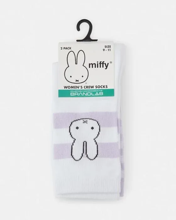 2 chaussons d'équipage de licence Pack Miffy