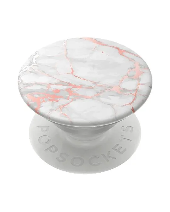 PopSockets PopGrip Support de téléphone et support swappable - Rose Gold, Lutz Marble
