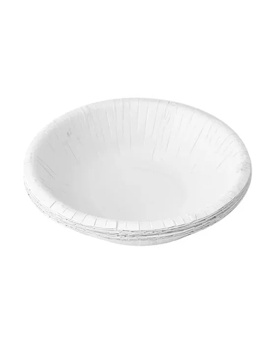 12 bols de papier blanc Pack