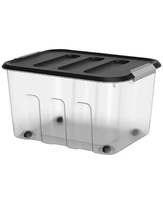 J.Burrows 32L Conteneur de stockage modulaire clair/gris
