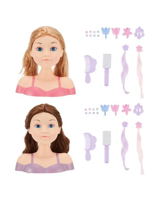 19 Pièces Créer et Style Tête - Assortiment