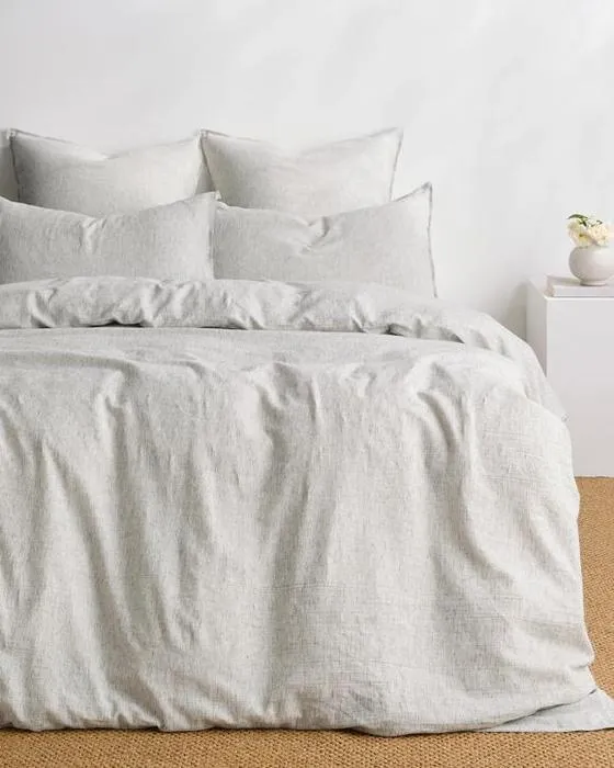 Cible Brayden bande de linge / coton Couverture de patch - Super King Bed - Blanc