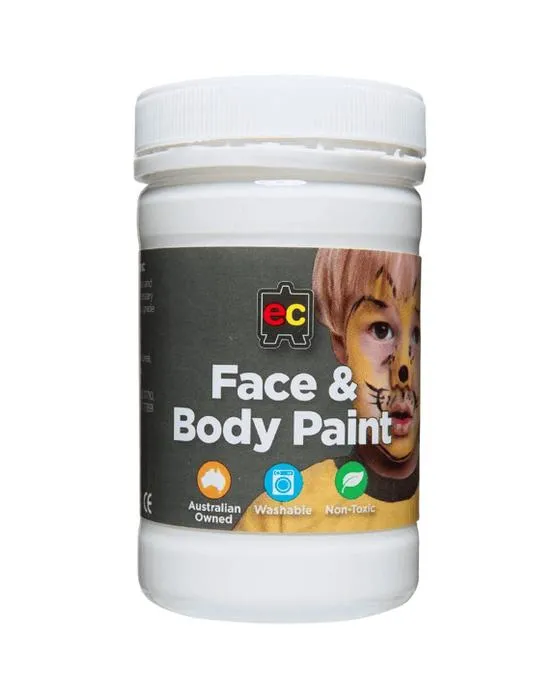 Couleurs éducatives Peinture faciale Blanc 175 mL