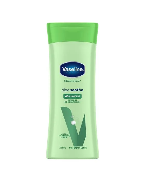 Vaseline soins intensifs Aloe Soothe Lotion du corps 225ml - ultra lipides hydratants