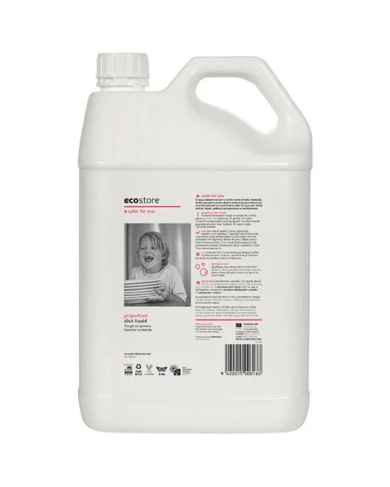 Ecostore Lavage à la vaisselle Pamplemousses liquides 5L