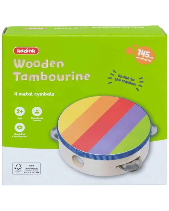 Tambourine en bois de Kadink