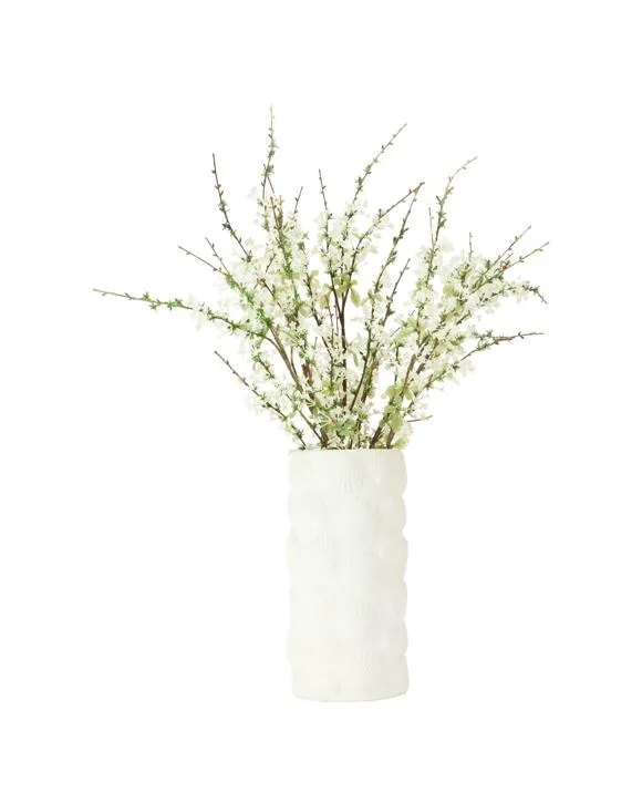 Vase en céramique texturée Shell