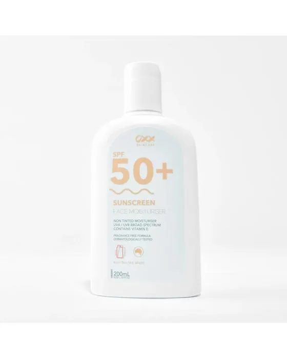 OXX Soin SPF 50+ Hydratant visage et écran solaire 200ml - Vitamine E