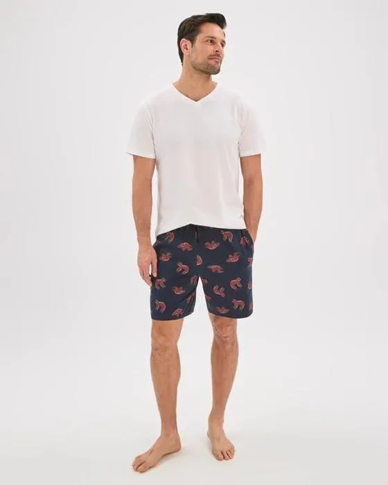 Maxx Australian Cotton imprimé Jersey tricot short de sommeil