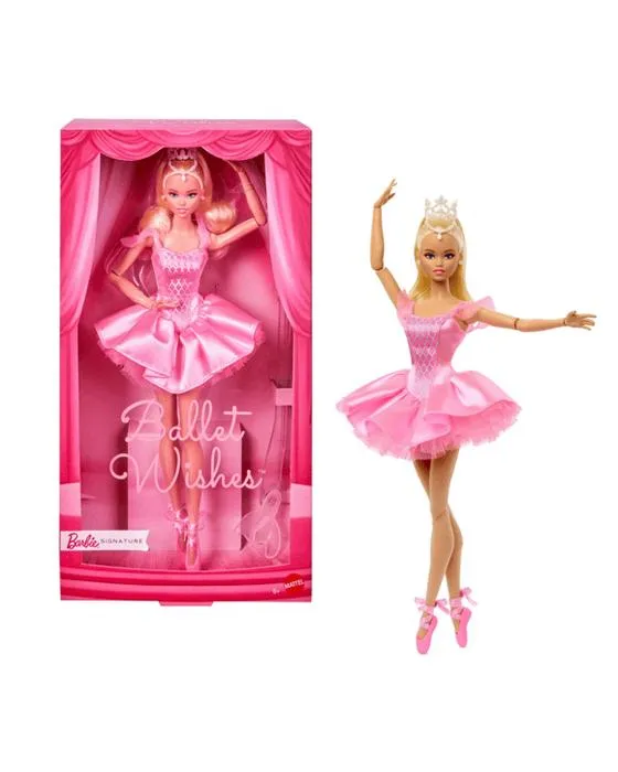 Barbie Signature Ballet Wishes Barbie Doll - Rose