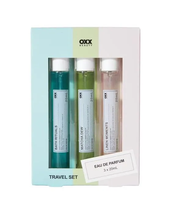 OXX Beauty 3 pièces Eau De Parfum Set de voyage