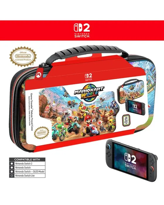Cas Nintendo Switch 2TM de luxe de voyage de jeu® - Mario Kart World - Multi