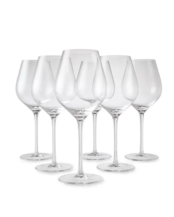6 verres à vin rouge de vin