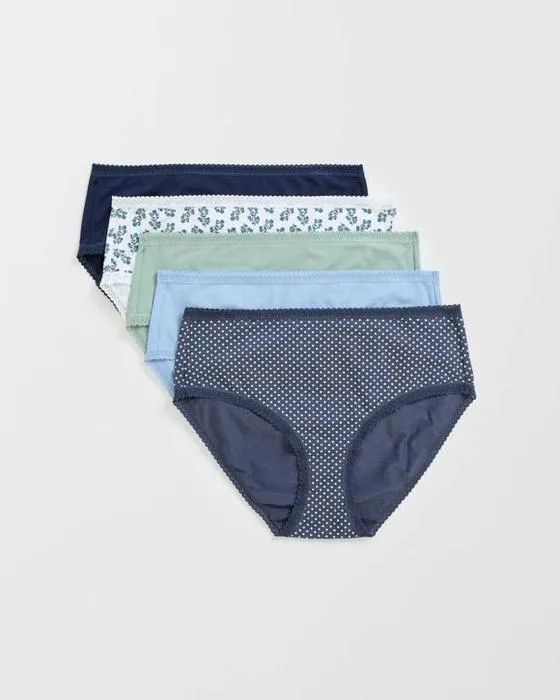 Cible Femme Australien Coton Blend 5 Pack de slip complet élevé