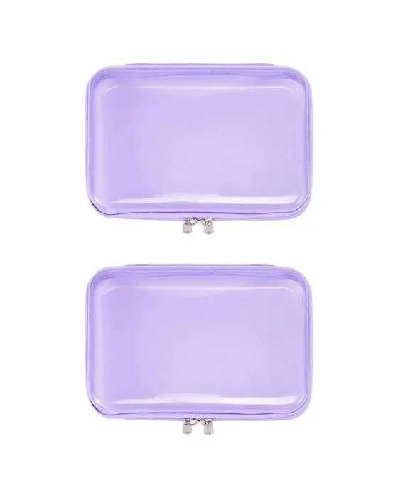 2 Pack Clear Packing Cube