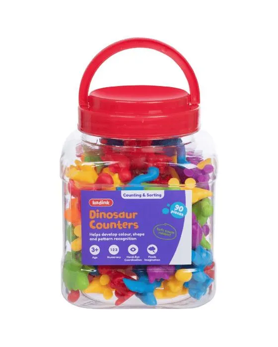 Kadink Dinosaur Counters Assortiment 90 Pack