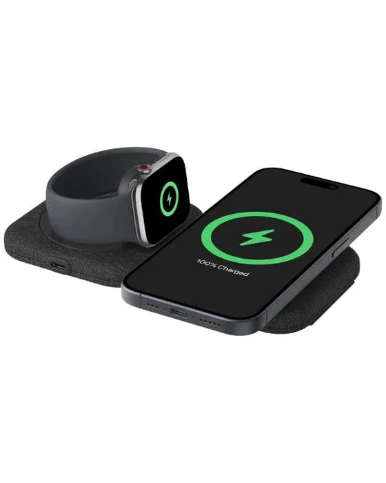 Belkin BoostCharge Pro Qi2 2-en-1 Voyage Pad 15W Noir
