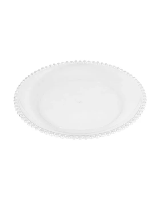 Platter de service rond en bourre de perles réutilisables
