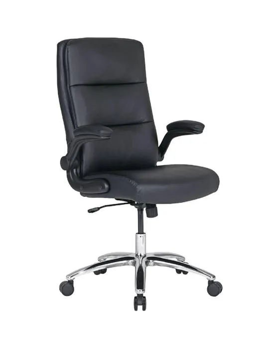 J.Burrows Stanton PU Chaises Ergonomie Noire et Chaises de bureau