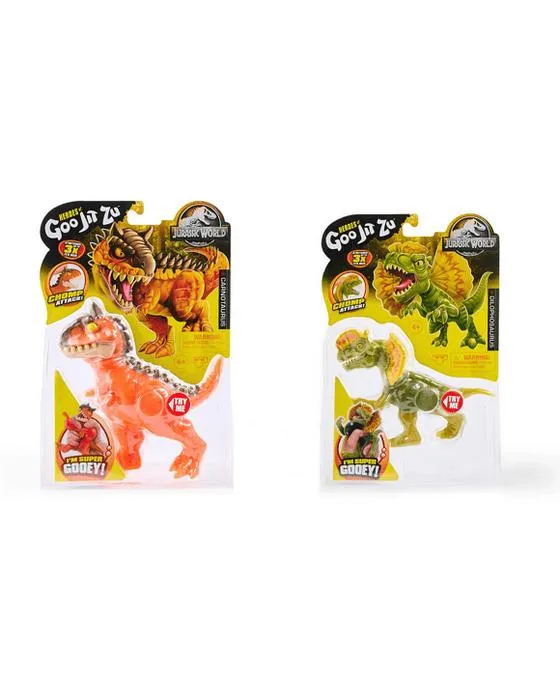 Heroes of Goo Jit Zu Jurassic World with Chomp Action, étirements jusqu'à 3 fois sa taille - Assortiment