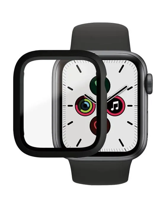 PanzerBody Case de verre complet Apple Watch 40mm noir