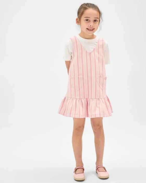 Cible Enfants Australien mélange de coton T-shirt et robe Pinny 2 pièces