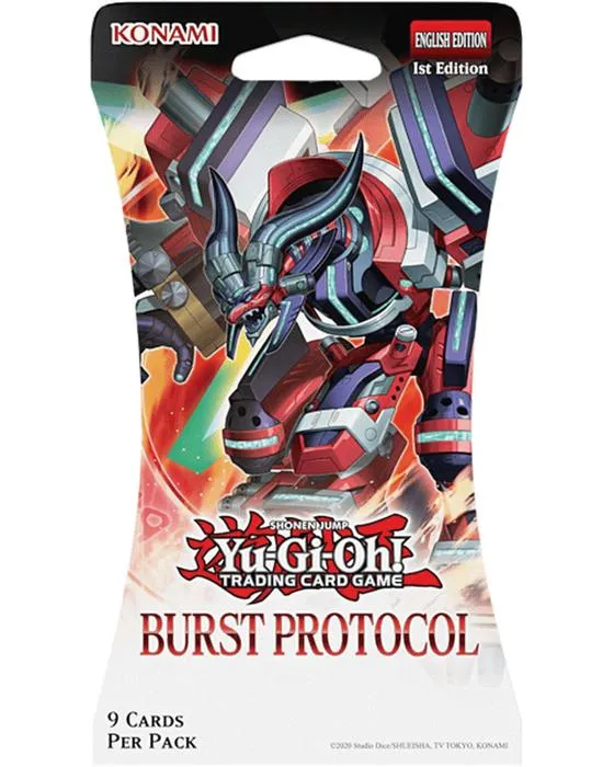 Konami Shonen Jump Yu-Gi-Oh! Jeu de cartes de trading: Burst Protocol 9 Plaquette de carte