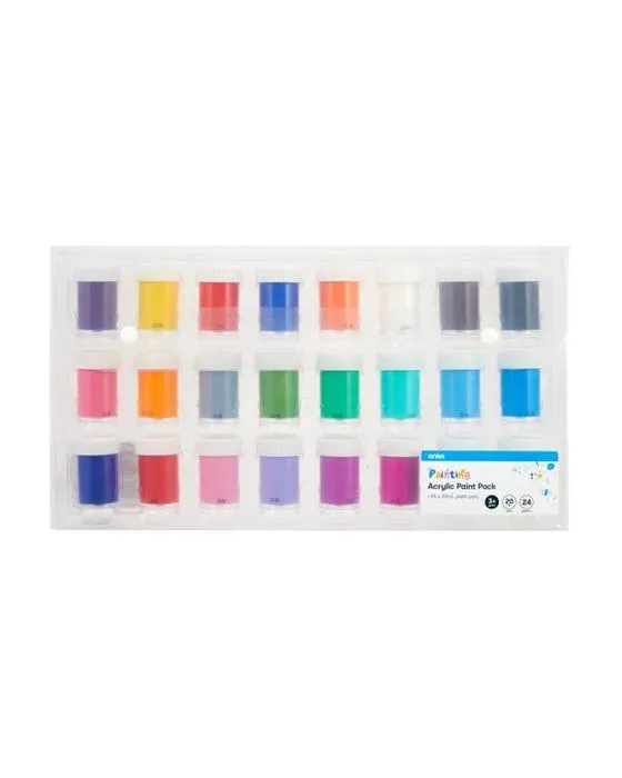 Set de peinture acrylique 24 pack