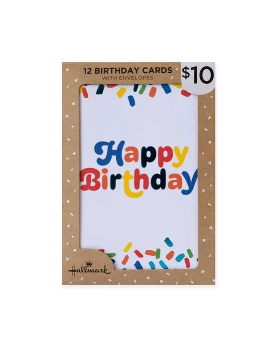 12 cartes d'anniversaire de marque de voyage - Santé et Bright