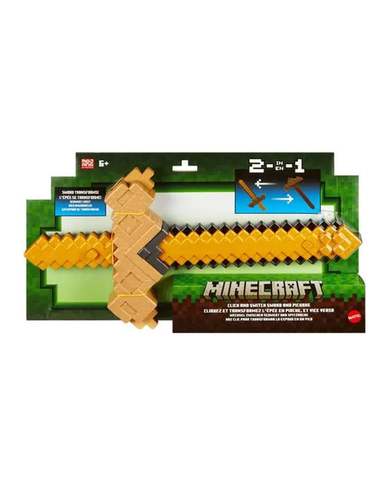Minecraft Cliquez et commutez l'épée et la pioche