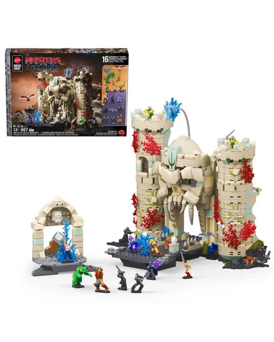867 Pièces Maîtres de l'Univers Bataille du Château Grayskull Bâtiment Playset