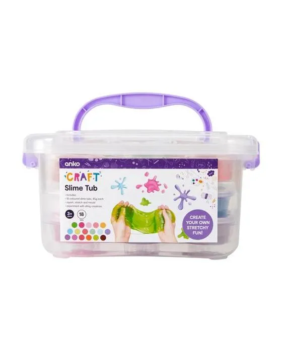 18 Pack Tub pour les slimes