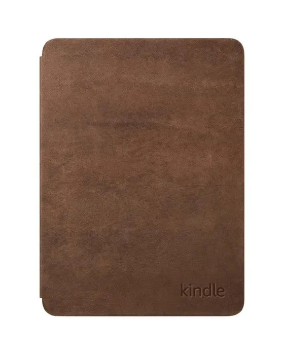 Amazon Kindle Papier blanc Premium étui en cuir noyer