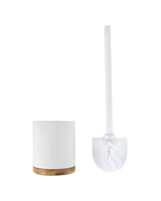 Bamboo et brosse à toilette linéaire