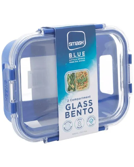 Smash Verre étanche Lunchbox 1L Bleu