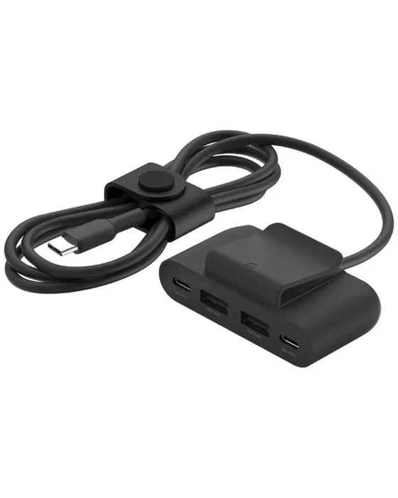 Belkin BoostCharge 4 ports USB Power Extender Noir