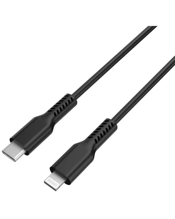 Câble USB-C Keji pour Lightning 1m noir