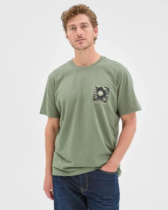T-shirt graphique en coton australien Cible Man