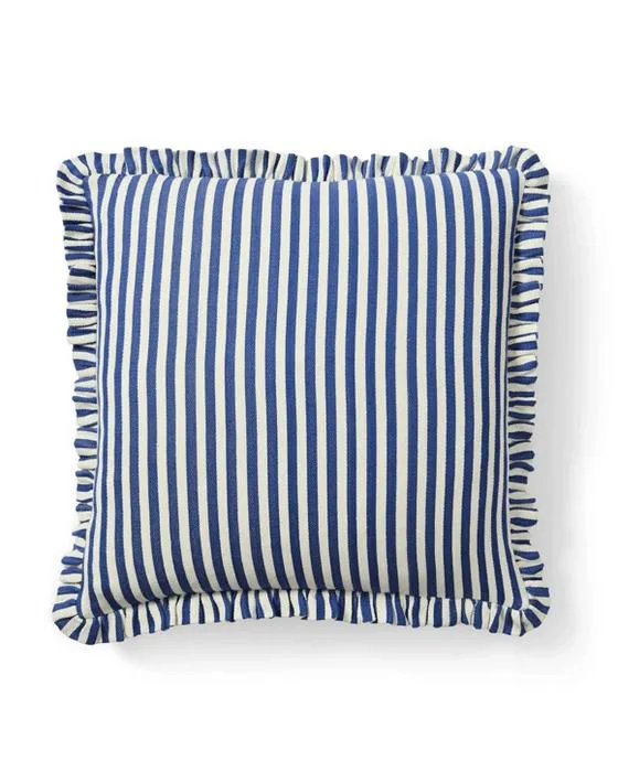 60cm Coussin Cover Bande - Bleu