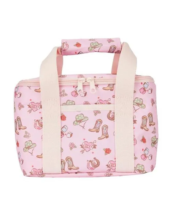 Sac à lunch Cowgirl à poignées jumelées - Rose
