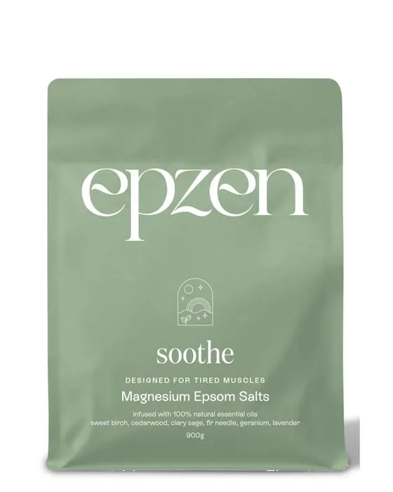 Sels d'épzen Soothe Magnésium Epsom 900g - Huiles essentielles naturelles