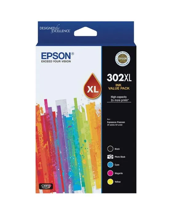 Cartouche d'encre Epson 302XL 5 Pack