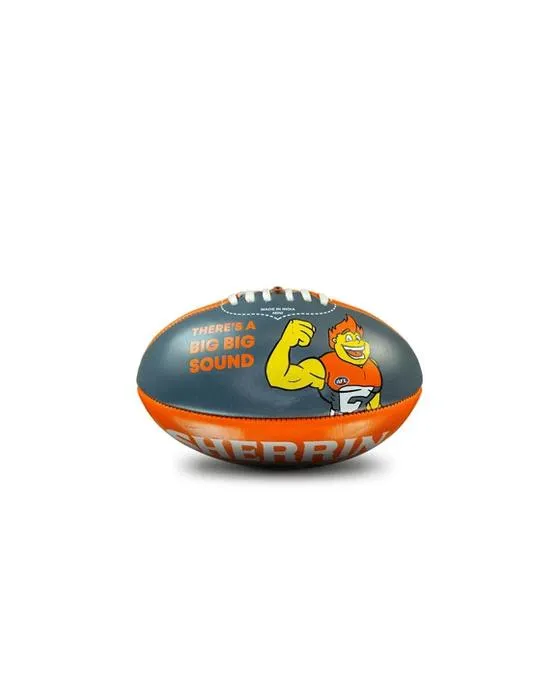 Sherrin Official AFL GWS Giants Softie Ball
