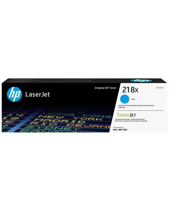 HP 218X Cyan toner laser Jet