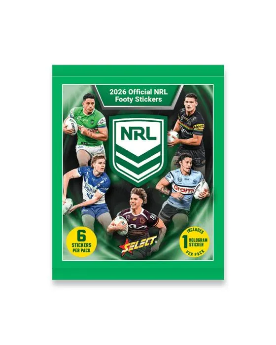Stickers Officiels NRL - Ensemble de Livre - Assortiment