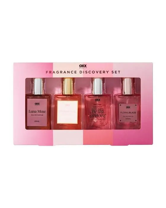 Ensemble de découverte de parfums de 4 paquets OXX